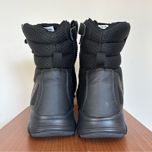 Reebok Work Dauntless Men’s 8" Tactical Boots Black Side Zip Size 11.5W RB8720 - Picture 2 of 7